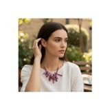 Bengü Accessories Özel Tasarım Lila Kök Sedef Kolye