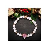 Bengü Accessories Pembe Kuvars Taşlı Tasarım Bileklik