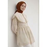 benguen Bebe Yaka Fisto Tunik A1420 Krem
