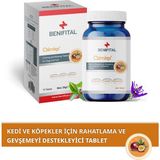 Benifital Calmlex Tablet Kediler ve Köpekler İçin 75 Tablet Sakinleştirici ve Rahatlatıcı