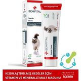 Benifital Sterile Paste 100 gr Kısırlaştırılmış Kediler Için Vitamin ve Mineralli Malt Macunu