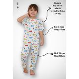 Beniizle Baskılı Erkek Çocuk Yazlık Pijama Takımı