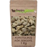 Benim Aktar 1 kg Kurutulmuş Zencefil Kök