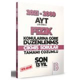 Benim Hocam 2009 2021 AYT Fizik Son 13 Yıl Tıpkı Basım Konularına Göre Düzenlenmiş Çıkmış Sorular