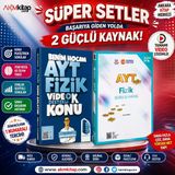 Benim Hocam 2023 Ayt Fizik Konu ve Üç Dört Beş Soru Bankası Seti