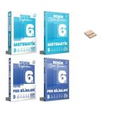Benim Hocam 6. Sınıf Matematik ve Fen Fasikülüm ve Soru Bankam 4lü Set + Telefon Standı