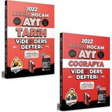 Benim Hocam Yayınları 2022 AYT Tarih ve Coğrafya Video Ders Defteri Seti