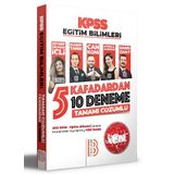 Benim Hocam Yayınları 2022 KPSS Eğitim Bilimleri 5 Kafadardan 10 Deneme Tamamı Çözümlü