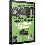 Benim Hocam Yayınları 2022 ÖABT Din Kültürü ve Ahlak Bilgisi Tamamı Çözümlü 8 Deneme Sınavı