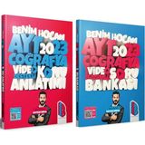 Benim Hocam Yayınları 2023 AYT Coğrafya Konu ve Soru Bankası Seti 2 Kitap