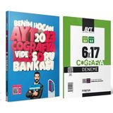Benim Hocam Yayınları 2023 AYT Coğrafya Soru Bankası ve Marka Deneme Seti 2 Kitap
