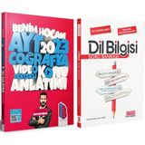 Benim Hocam Yayınları 2023 AYT Coğrafya Video Destekli - AKM Dil Bilgisi Soru Bankası 2'li Set