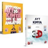 Benim Hocam Yayınları 2023 AYT Kimya Video Destekli ve AYT 3 Deneme Kimya Soru Bankası