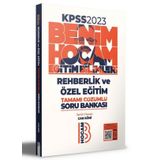 Benim Hocam Yayınları - 2023 KPSS Eğitim Bilimleri Rehberlik ve Özel Eğitim Tamamı Çözümlü Soru Bankası