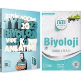 Benim Hocam Yayınları 2023 TYT Biyoloji Konu Anlatımı ve Palme Yayıncılık Soru Bankası 2 Kitap