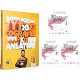 Benim Hocam Yayınları 2023 Tyt Coğrafya Konu ve 2021 Model Tyt 3 Lü Deneme Seti 4 Kitap