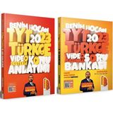 Benim Hocam Yayınları 2023 TYT Türkçe Video Ders Defteri ve Soru Bankası Seti 2 Kitap