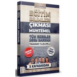 Benim Hocam Yayınları - 2024 KPSS Eğitim Bilimleri Çıkması Muhtemel Tüm Dersler Tamamı Çözümlü Soru Bankası