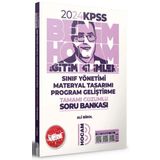 Benim Hocam Yayınları 2024 Kpss Eğitim Bilimleri Program Geliştirme Sınıf Yönetimi Materyal Tasarımı Tamamı Çözümlü Soru B