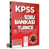 Benim Hocam Yayınları 2024 KPSS Türkçe Ala Soru Bankası