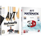 Benim Hocam Yayınları 2025 AYT Matematik Ders Notları - 3D AYT Matematik Soru Bankası