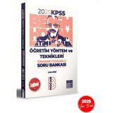 Benim Hocam Yayınları 2025 KPSS Eğitim Bilimleri Öğretim Yöntem ve Teknikleri Tamamı Çözümlü Soru Bankası