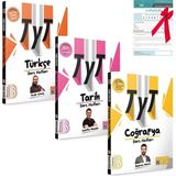 Benim Hocam Yayınları 2025 TYT Türkçe + Tarih + Coğrafya Ders Notları Set + TYT Deneme