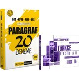 Benim Hocam Yayınları 2026 Ags Kpss Ales Dgs Ezberbozan Paragraf 20 Deneme - 2026 Kpss Türkçe Ders Notları