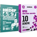Benim Hocam Yayınları 2026 Kpss Hedef 657 Vatandaşlık 18 Deneme - 2026 Kpss Ortaöğretim Çözümlü 10 Deneme