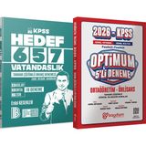 Benim Hocam Yayınları 2026 Kpss Hedef 657 Vatandaşlık 18 Deneme - Optimum 5 Deneme