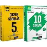 Benim Hocam Yayınları 2026 Kpss Tamamı Çözümlü Çıkmış Sorular 5 Yıl - 2026 Kpss Ön Lisans Çözümlü 10 Deneme