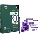 Benim Hocam Yayınları 2026 Kpss Tüm Adaylar Için Türkçe 30 Deneme Tamamı Çözümlü - 2026 Kpss Türkçe Ders Notları