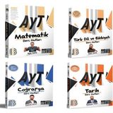 Benim Hocam Yayınları AYT Matematik Türk Dili Edebiyat Tarih ve Coğrafya Video Destekli Konu Seti 4 Kitap