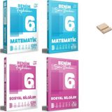 Benim Hocam Yayınları Benim Hocam 6. Sınıf Matematik ve Sosyal Fasikülüm ve Soru Bankam 4lü Set + Telefon Standı