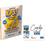 Benim Hocam Yayınları Hoca Kafası 2025 Kpss Coğrafya Video Kafa Notlar - Saydam Yayınları 2025 Kpss 3lü Deneme Hediyeli
