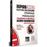 Benim Hocam Yayınları KPSS 2022 Eğitim Bilimleri Öğrenme Psikolojisi Tamamı Çözümlü Soru