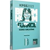 Benim Hocam Yayınları KPSS 2023 Türkçe