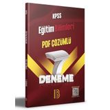 Benim Hocam Yayınları KPSS Eğitim Bilimleri PDF Çözümlü 7 Deneme
