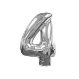 Benim Marifetlerim - 4 Rakamı Gümüş Folyo Balon 16 inch 40 cm