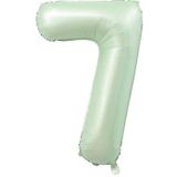 Benim Marifetlerim - 7 Rakamı Su Yeşili Folyo Balon 40 inch 90 cm