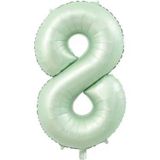 Benim Marifetlerim - 8 Rakamı Su Yeşili Folyo Balon 40 inch 90 cm