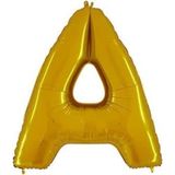 Benim Marifetlerim - A Harfi Altın Folyo Balon 40 İnch 90 cm