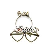 Benim Marifetlerim - Altın Bride To Be Gözlük ve Taç
