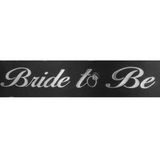 Benim Marifetlerim Gümüş Bride To Be Siyah Gelin Kuşağı 2 Metre