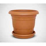 Benim Marifetlerim - Kahverengi Çiçek Saksısı No:0 En:15 cm Boy: 12 cm