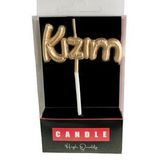 Benim Marifetlerim Kızım Altın Pasta Mumu