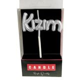 Benim Marifetlerim Kızım Gümüş Pasta Mumu