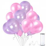 Benim Marifetlerim - Lila Pembe Metalik Balon 12 inch 10 Adet