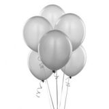 Benim Marifetlerim Metalik Gümüş Balon 12 Inch 25 Adet
