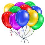 Benim Marifetlerim - Metalik Karışık Renkli Balon 12 inch 5 Adet